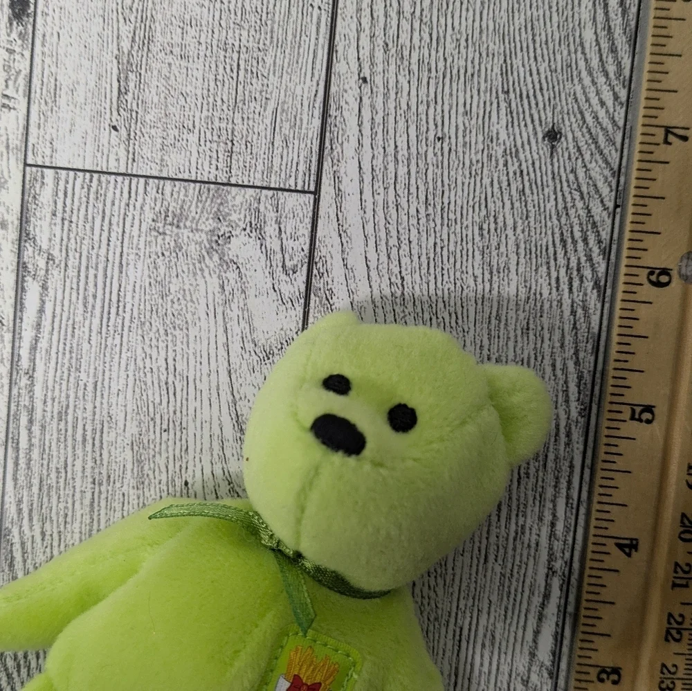 Ty Lime Green Stuffed Bear